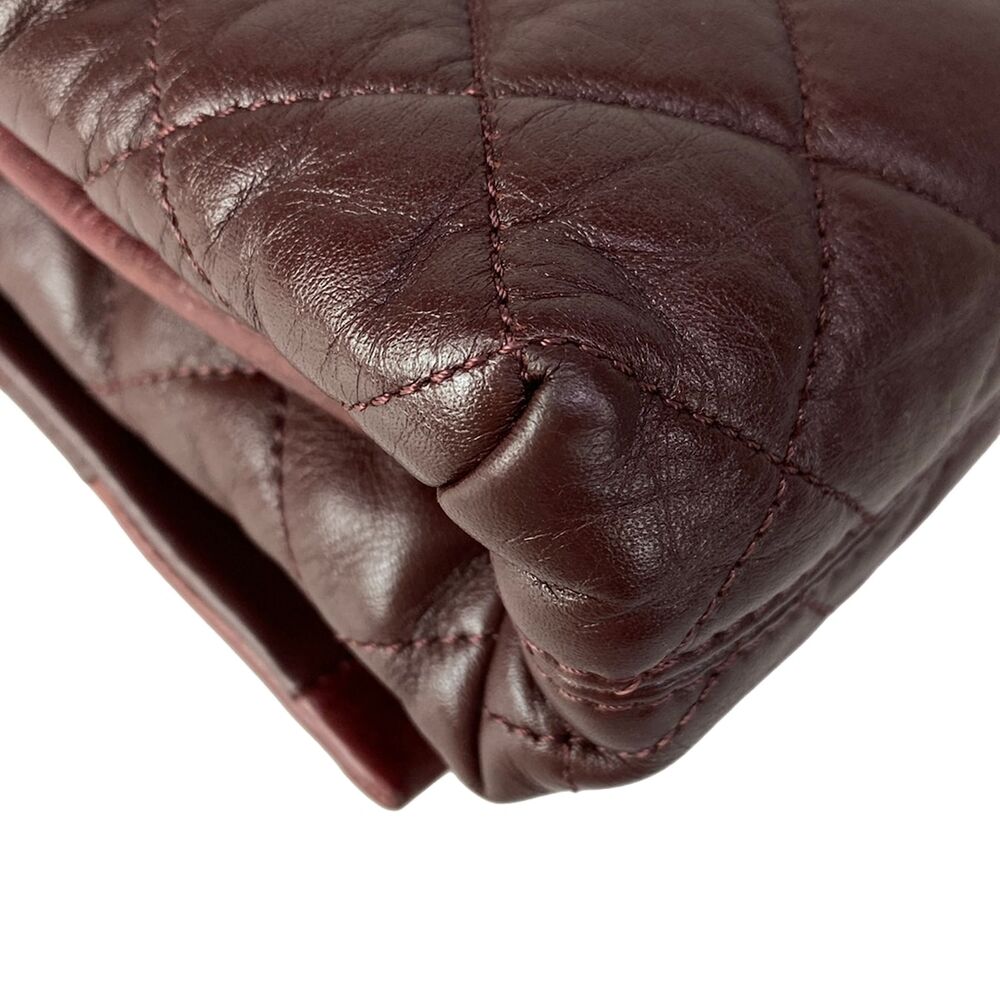 Chanel Single Flap Matelasse Shoulder Bag Lambskin Vintage Calf - Picture 8 of 16
